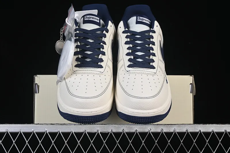 All Categories Nk Air Force 1 Air Force Series Nk Air Force 1 Low Air Force Low Nike Air Force 1'07 Low Supreme Joint Midnight Blue Air Force One Low Casual Shoes DD1982-319